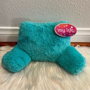My Life As Turquoise Fuzzy Lounge Pillow for 18 inch Dolls NEW